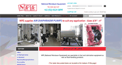 Desktop Screenshot of n-p-e.com.au